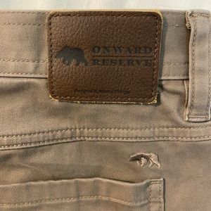 Onward reserve NWOT five pocket pants